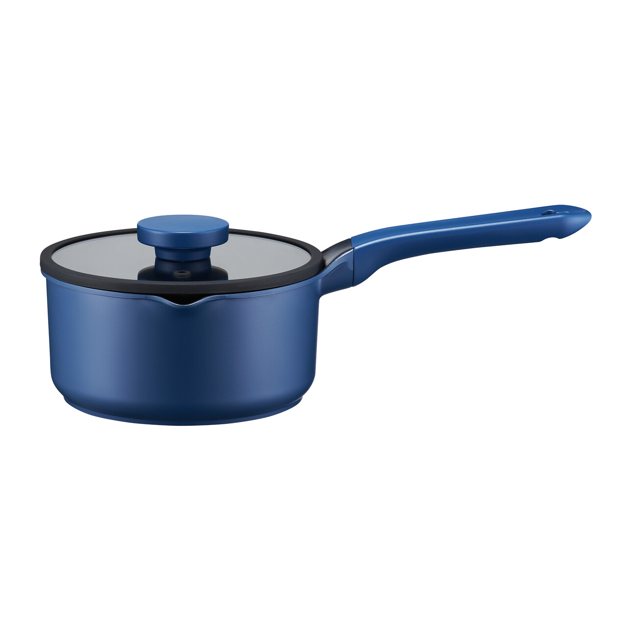 Cratita cu capac Cobalt, Ambition, 18 cm, 1.9 L, aluminiu, bleumarin - imagine 6